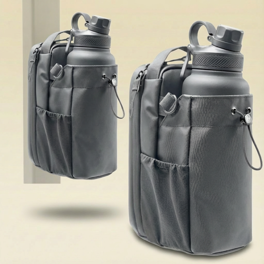 Magnetic Gym Bag for Men and Women - Sling Bottle With Magnetic Attachmment