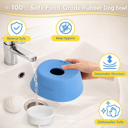 Dog & Cat Lick Bowl Slow Feeder Toy - Anti-Slip Pet Licking Bowl for Dogs & Cats