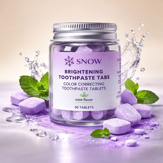 SNOW Purple Color Correcting Toothpaste Tablets