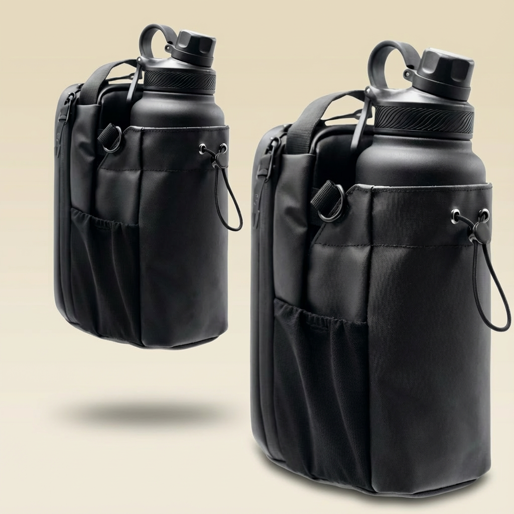 Magnetic Gym Bag for Men and Women - Sling Bottle With Magnetic Attachmment