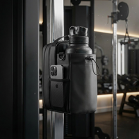 Magnetic Gym Bag for Men and Women - Sling Bottle With Magnetic Attachmment